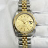 1991 Rolex Datejust 36 16233 36MM Champagne Dial Two-Tone Yellow Gold X-Serial