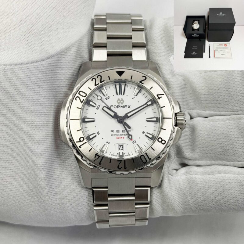 Formex Reef GMT 2202.1.531X 42MM White Dial Stainless Steel Box Papers
