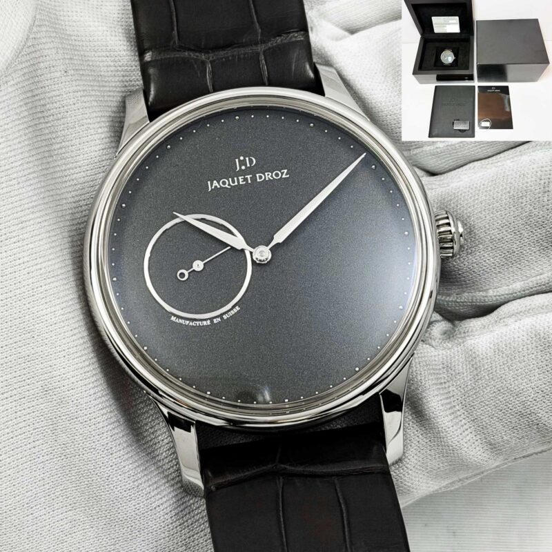 Jaquet-Droz Astrale Grande Heure Minute J017030240 43MM Grey Steel Box Papers