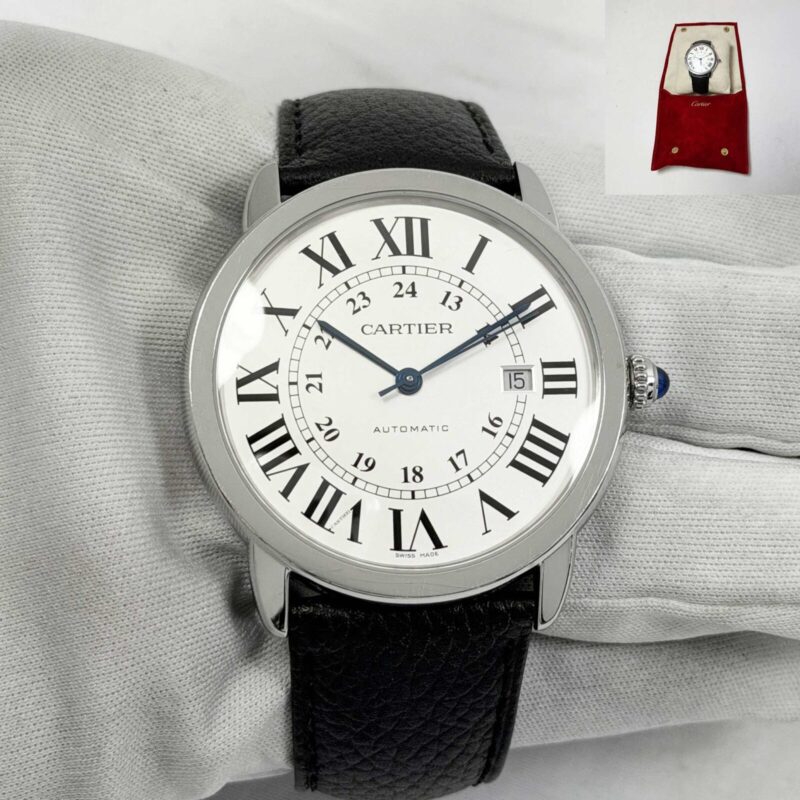 Cartier Ronde Solo De Cartier WSRN0022 42MM White Stainless Steel Box
