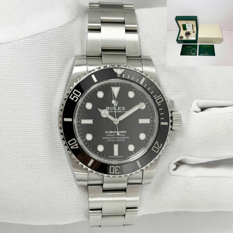 2018 Rolex Submariner No Date 114060 40MM Black Dial Steel Box Papers