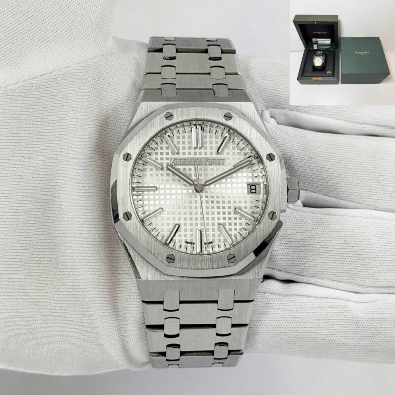 2023 Audemars Piguet Royal Oak 15510ST 40MM White Stainless Steel Box Papers