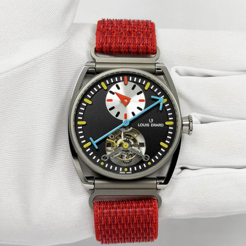 Louis Erard Alain Silberstein Le Regulateur Tourbillon 89356TT02.BTT82 40MM B/p