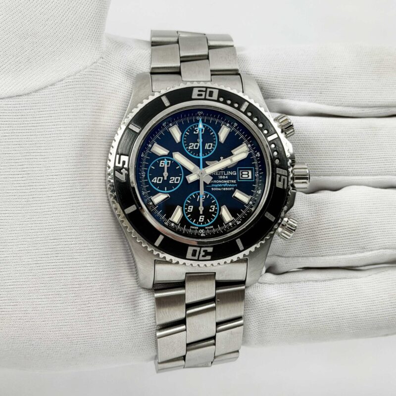 Breitling Superocean Chronograph II A1334102 44MM Black Box Papers