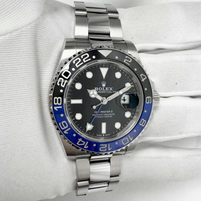 2024 Rolex GMT-Master II Batman 126710BLNR 40MM Black Steel Box Papers