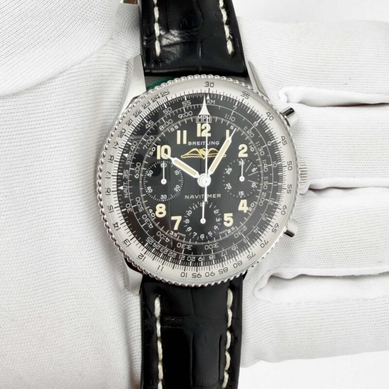Breitling Navitimer Re-Edition World 806 1959 AB0910 41MM Black Dial Steel B/p