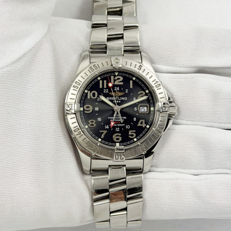 Breitling Colt GMT A32350 40MM Black Dial Stainless Steel