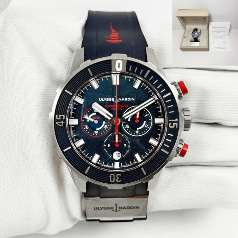 Ulysse Nardin Hammerhead Shark 1503-170LE-3 Blue Titanium Box Papers
