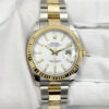 2017 Rolex Datejust 41 126333 Oyster 41MM White Two-Tone Yellow Gold Box Papers