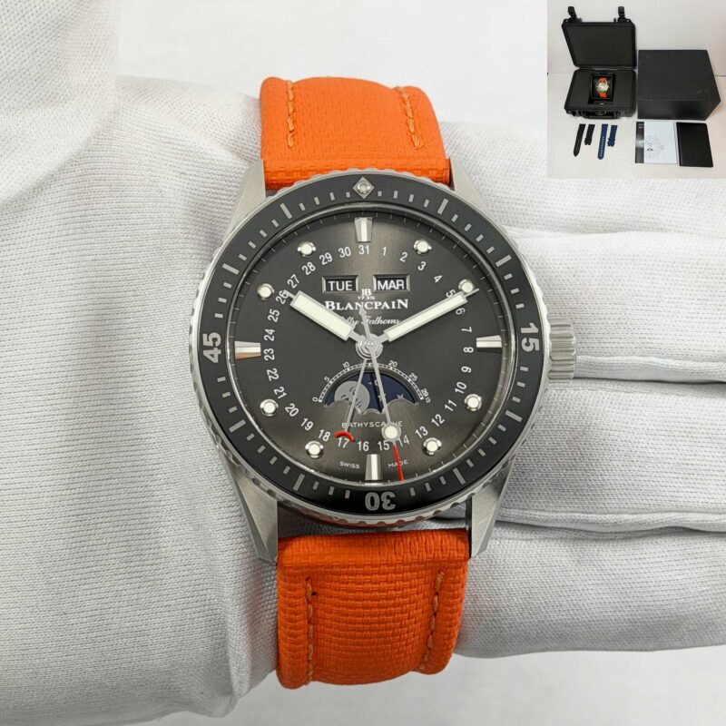 Blancpain Fifty Fathoms Bathyscaphe 5054-1110-B52A 43MM Black Stainless Steel Box