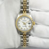 2000 Rolex Lady-Datejust 79173 26MM White Dial Two-Tone Yellow Gold K-Serial