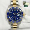 2009 Rolex Submariner Date 116613LB Bluesy 40MM Blue Two-Tone Yg Box Papers