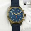 2025 IWC Pilot Chronograph IW388109 41MM Blue Dial Bronze Box Papers