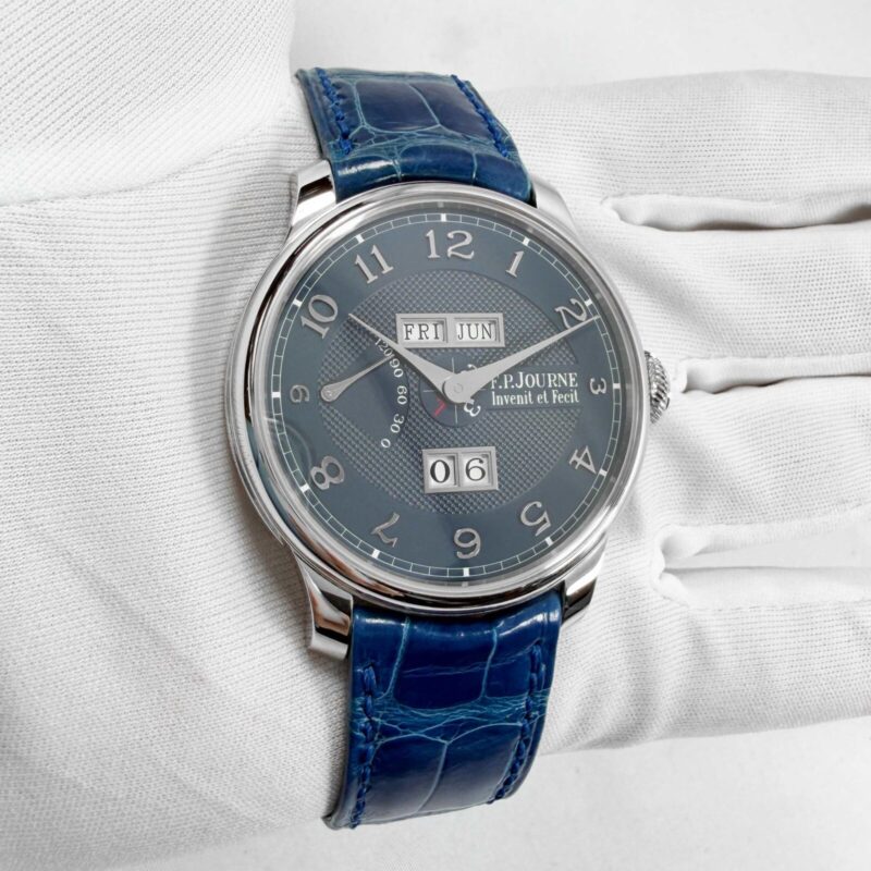 2022 F.p Journe Quantieme Perpetuel Boutique Edition 40MM Blue Dial Platinum B/p