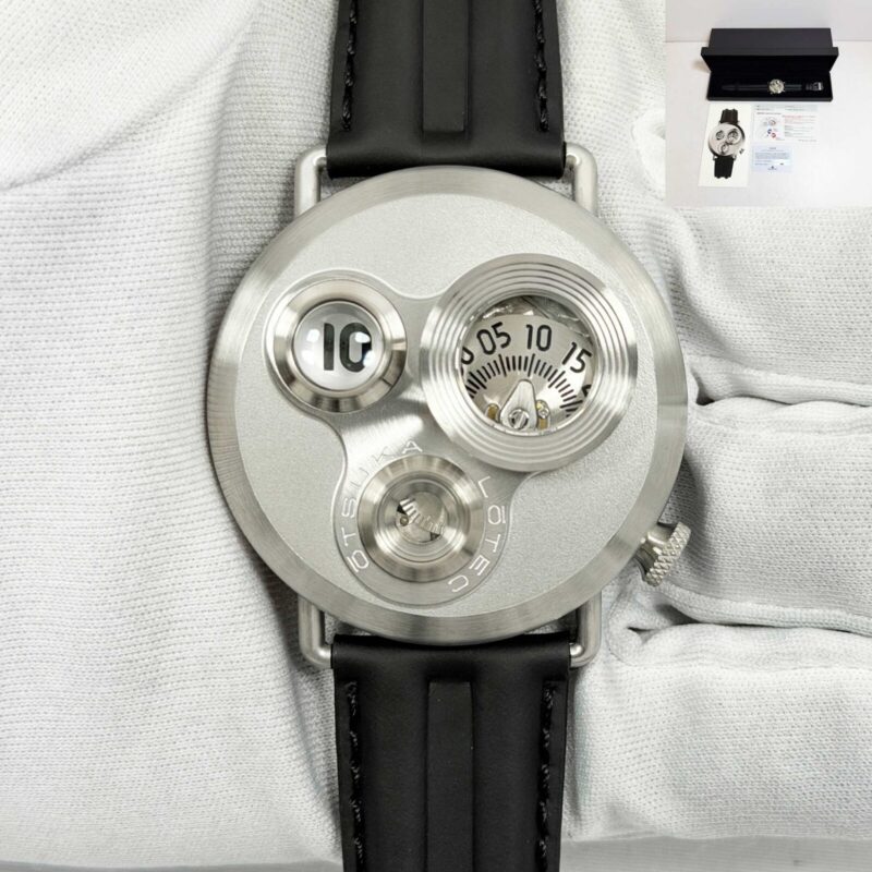 New 2026 Otsuka Lotec NO.7.5 42.5MM Silver Dial Stainless Steel Box Papers