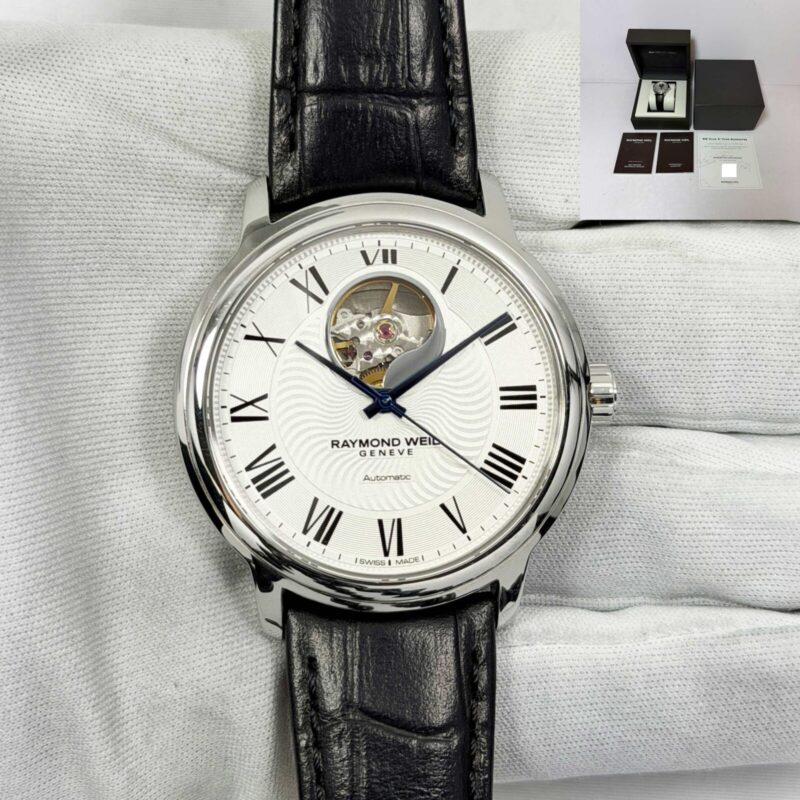 2015 Raymond Weil Maestro 2227 40MM Silver Dial Stainless Steel Box Papers
