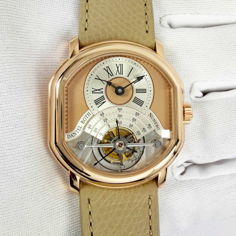 New 2026 Daniel Roth Tourbillon DAAD01 38MM Rose Dial 18K Rose Gold Box Papers