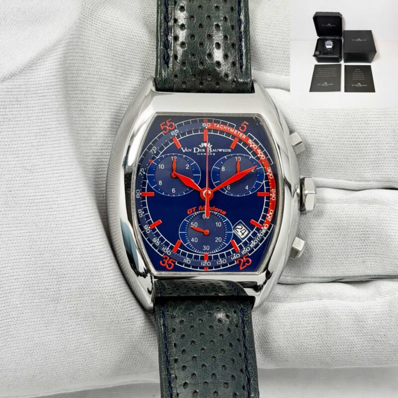 2014 Van Der Bauwede Magnum Gt Modena 40X48MM Blue Stainless Steel B/p