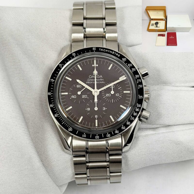 2019 Omega Speedmaster Moonwatch 311.30.42.30.13.001 Brown Dial 42MM Box Papers