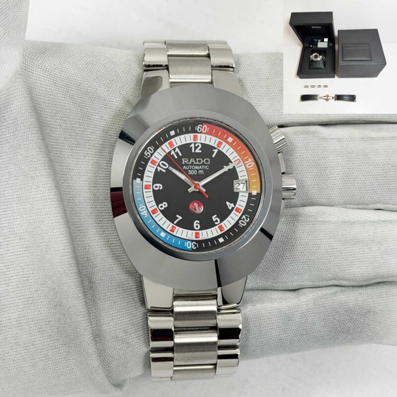 Rado Original Diver 01.658.0639.3.002 39MM Black Stainless Steel Box Paper