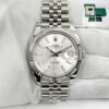 2025 Rolex Datejust 41 126334 41MM Silver Dial Fluted Jubilee Steel Box Papers