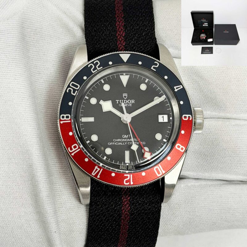 2025 Tudor Black Bay GMT Pepsi 79830RB 41MM Black Stainless Steel Box Papers