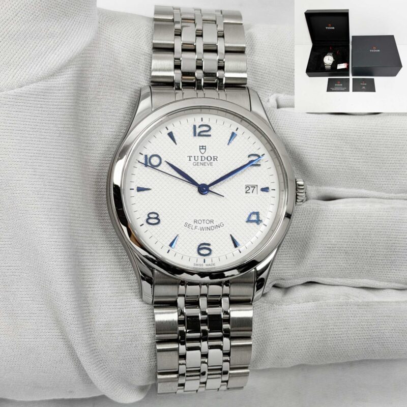 Tudor 1926 91550 39MM Opaline Blue Dial Steel Box Booklets