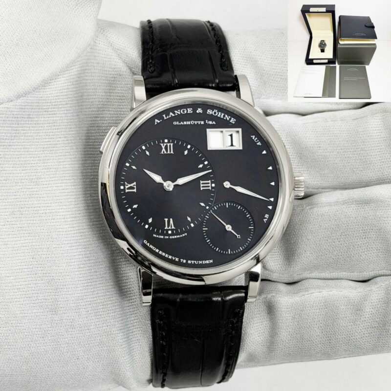 2021 A. Lange & Söhne Grand Lange 1 117.028 40MM Black White Gold Box Papers