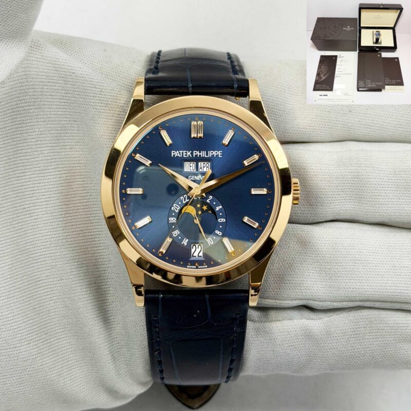 Patek Philippe Annual Calendar Complications 5396R 38.5MM Blue Diamonds Rg B/p