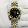 Rolex Datejust 41 126333 41MM Black Diamond Dial Jubilee Two-Tone Yellow Gold