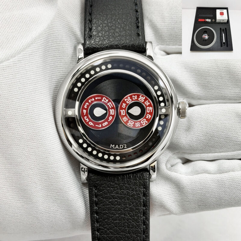 New Mb&f M.A.D.2 R&b 42MM Black Dial Stainless Steel Box