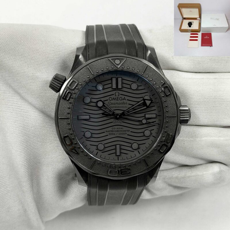 Omega Seamaster Diver 300M 210.92.44.20.01.003 44MM Black Ceramic Box Papers