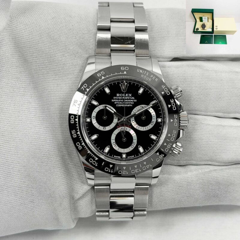 2019 Rolex Daytona 116500LN 40MM Black Dial Stainless Steel Box Paper