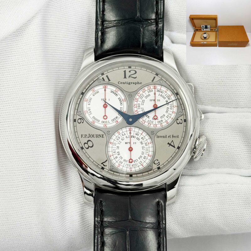 2009 F.p.journe Souveraine Centigraphe Souverain 40MM Grey Titanium Box Papers
