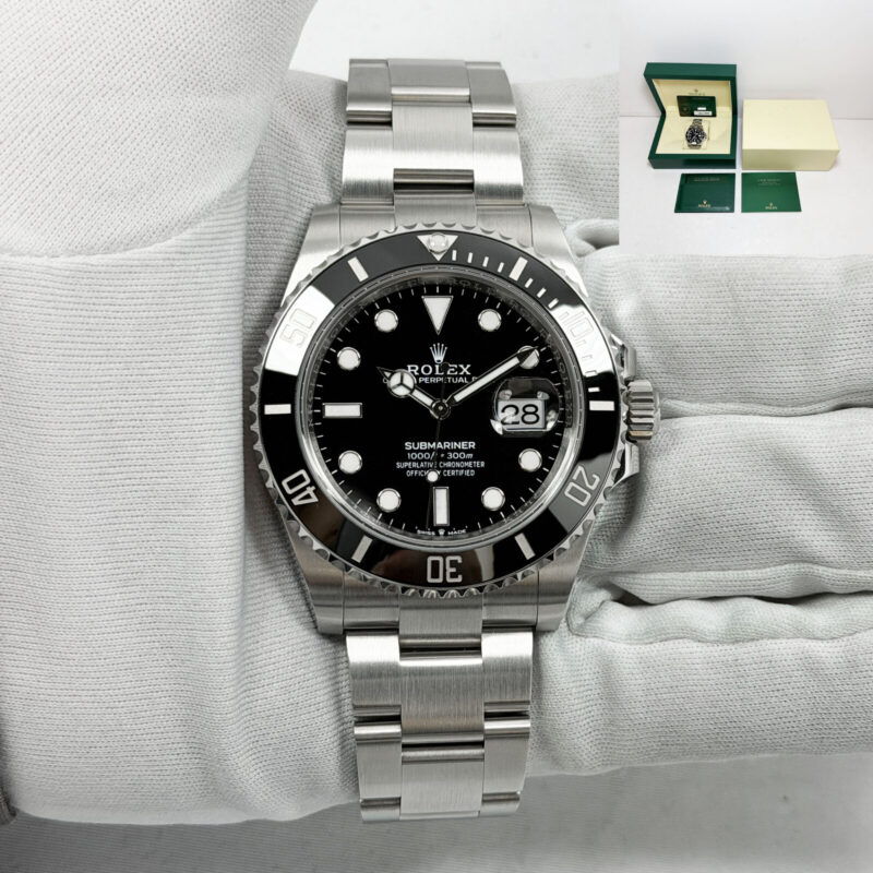 2024 Rolex Submariner Date 126610LN 41MM Black Stainless Steel Box Papers
