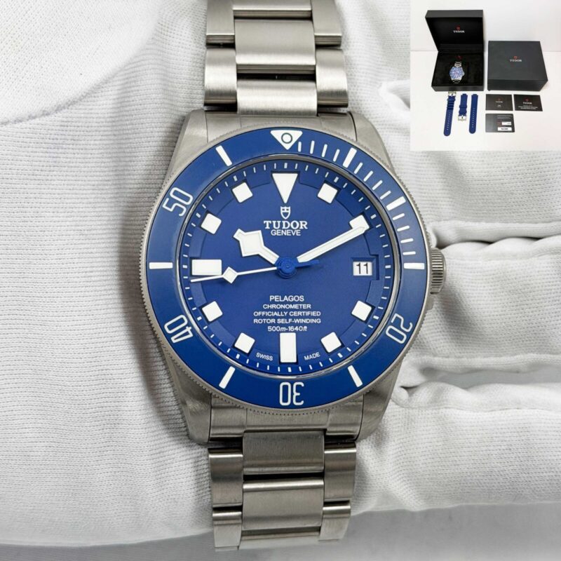 2026 Tudor Pelagos 25600TB 42MM Titanium Blue Dial Box Papers