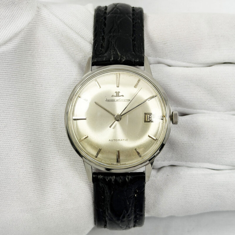 Vintage Jaeger-Lecoultre Automatic E393 35MM Silver Dial Stainless Steel