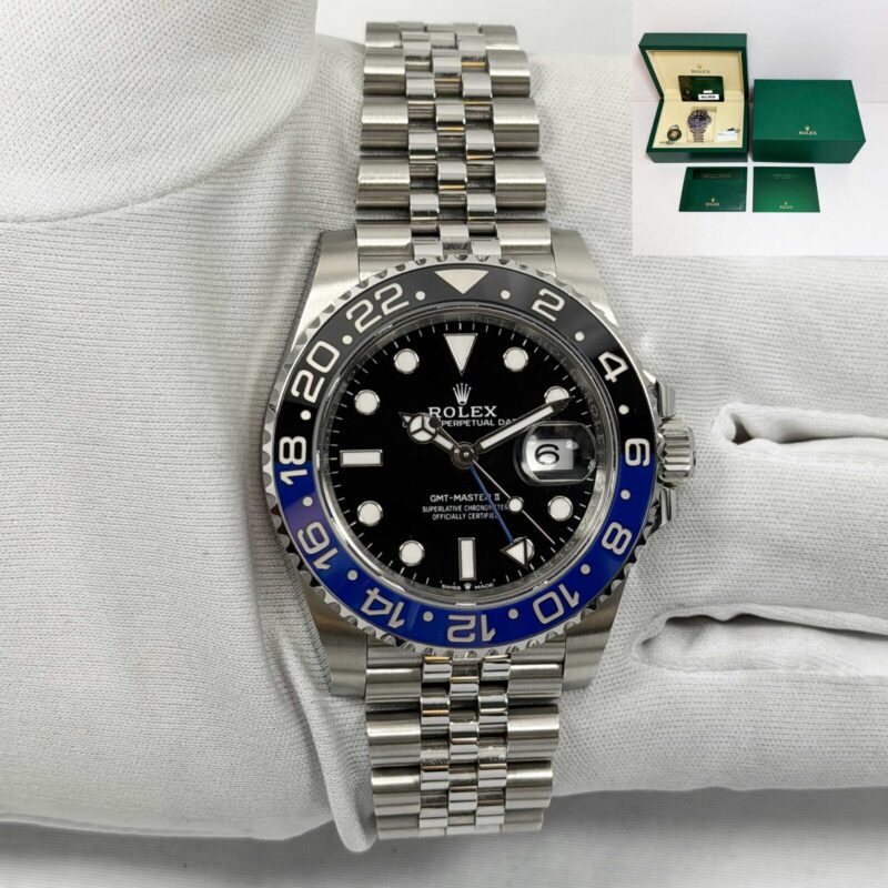 2025 Rolex GMT-Master II Batgirl 126710BLNR 40MM Black Steel Box Papers