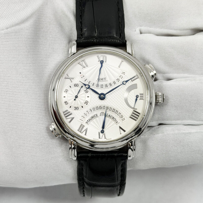 Maurice Lacroix Masterpiece Double Retrograde MP7018 White Stainless Steel
