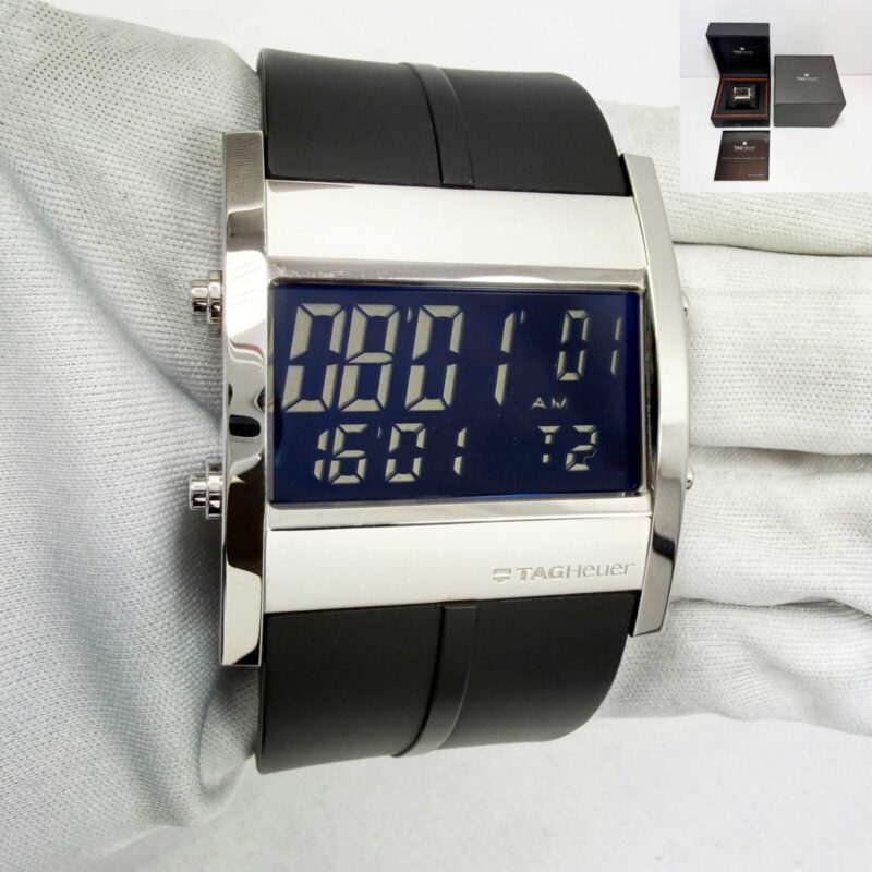 Tag Heuer Microtimer CS11C-1 38MM Black Stainless Steel Box