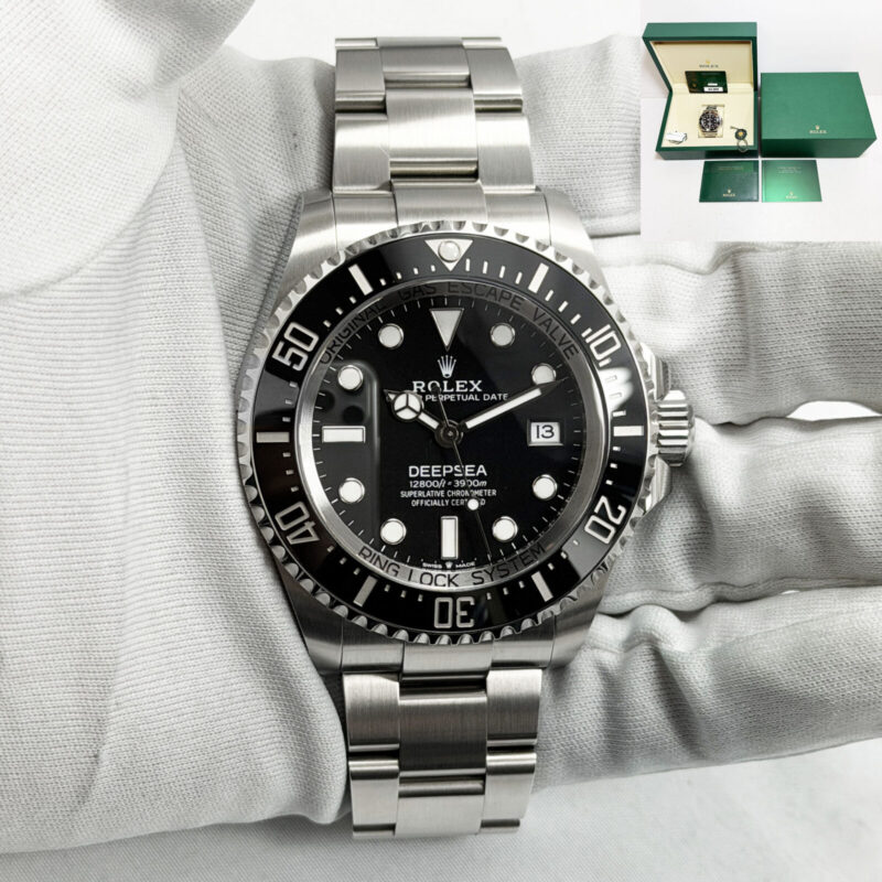 Like New 2025 Rolex Sea-Dweller Deepsea 136660 44MM Black Box Papers