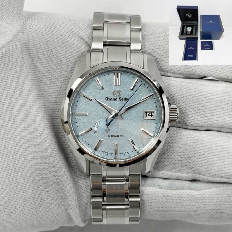 Grand Seiko Heritage Collection Kira-Zuri SBGA387 40MM Blue Stainless Steel Box