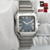 2026 Cartier Santos De Cartier WSSA0071 39MM Blue Stainless Steel Box Papers