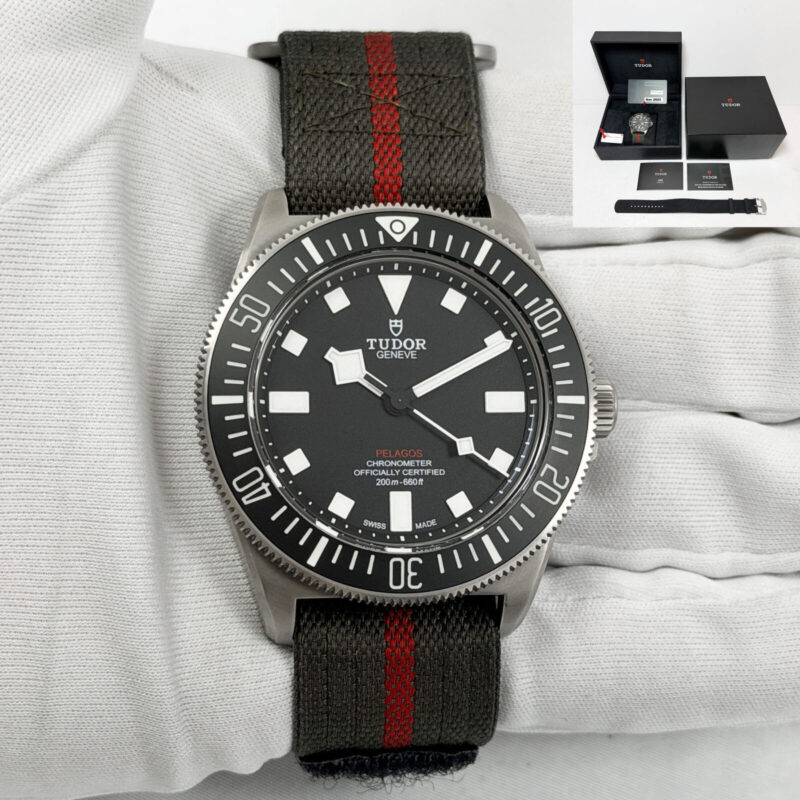 2023 Tudor Pelagos Fxd Us Navy 25717N 42MM Black Titanium Box Papers