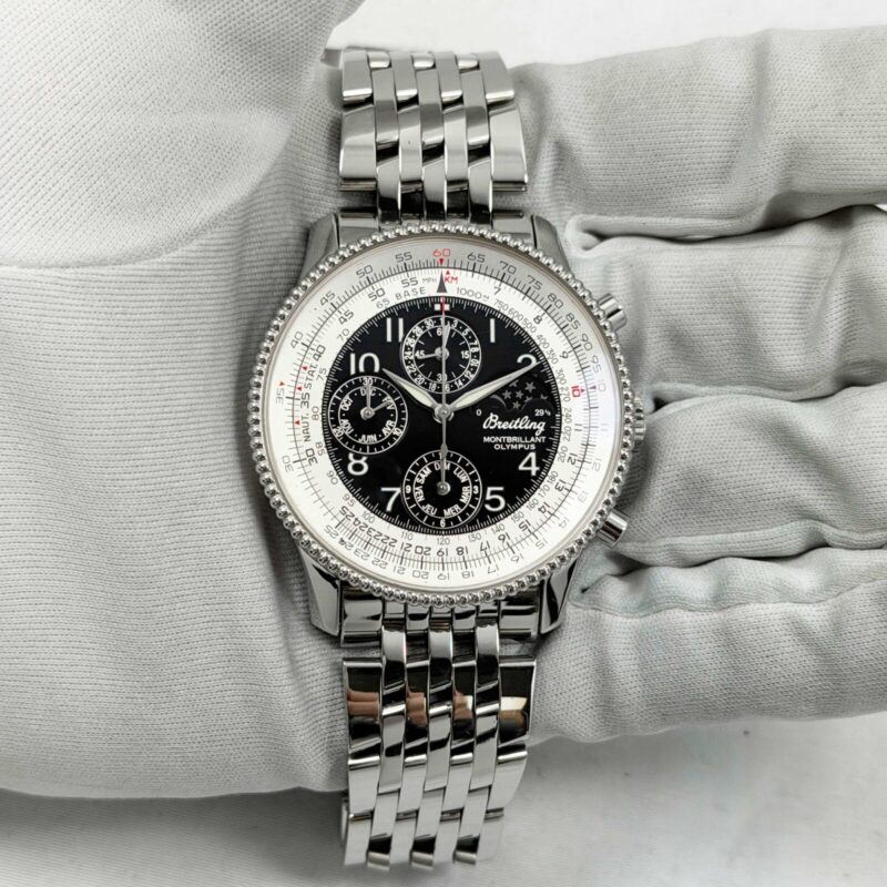 Breitling Montbrilliant Olympus Navitimer  A19350 42MM Black Stainless Steel