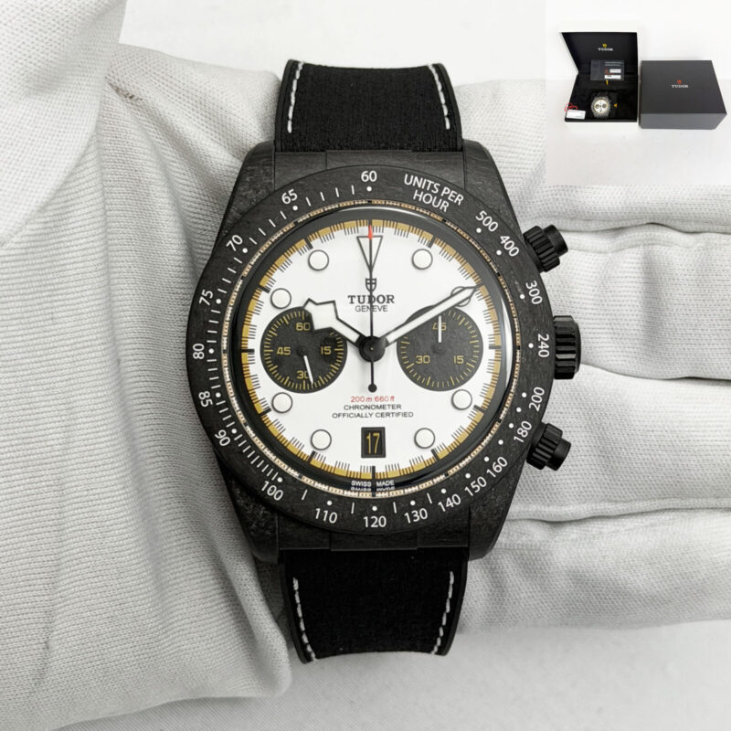 New 2026 Tudor Black Bay Carbon 26 M79377KN-0003 42MM Carbon White Box Paper