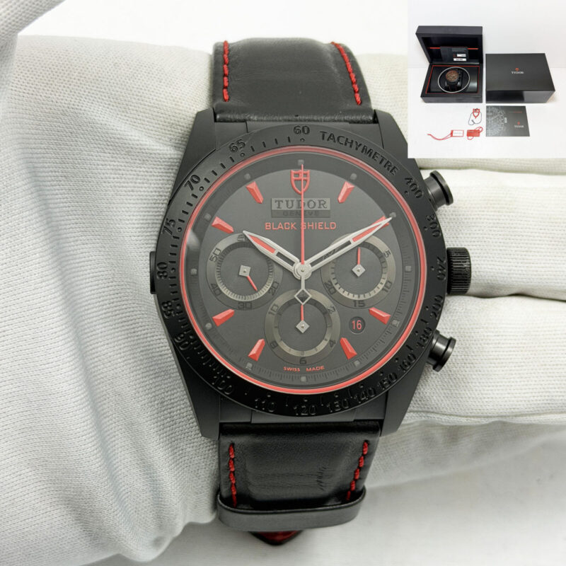 2021 Tudor Ducati Fastrider Black Shield 42000CR 42MM Black Ceramic Box Papers
