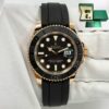 2025 Rolex Yacht-Master 126655 40MM Black Dial 18K Rose Gold Box Papers
