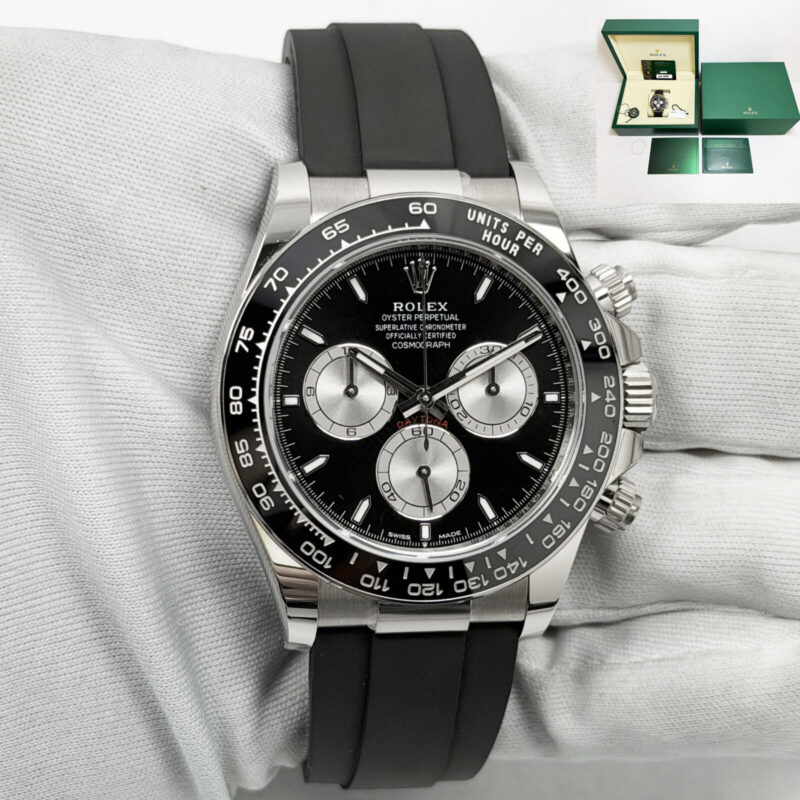 New 2026 Rolex Daytona Baby Le Mans 126519LN 40MM Black White Gold Box Paper