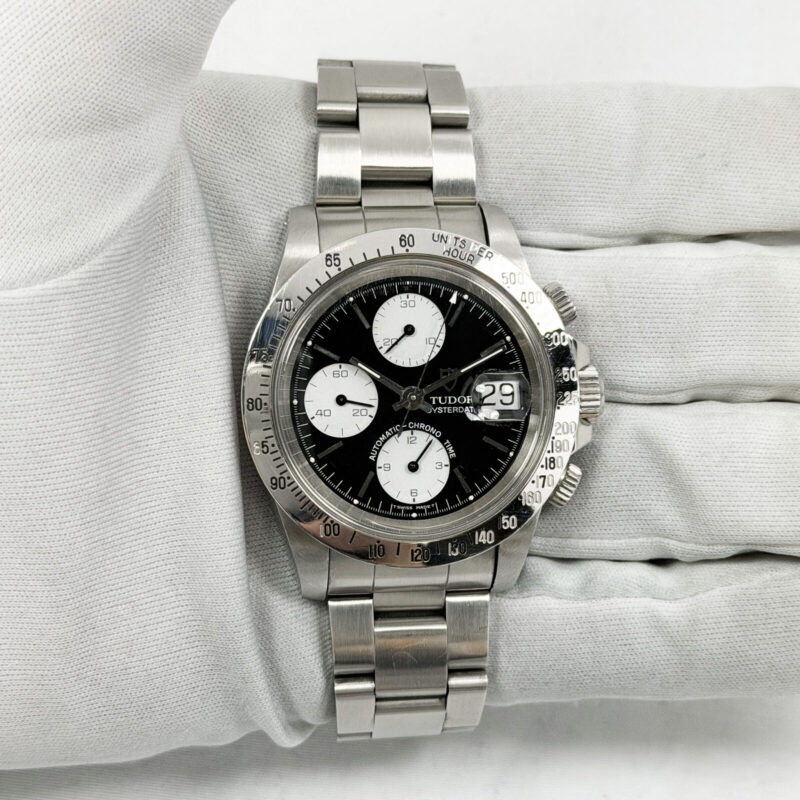 Tudor Oysterdate Big Block 79180 40MM Black Dial Stainless Steel
